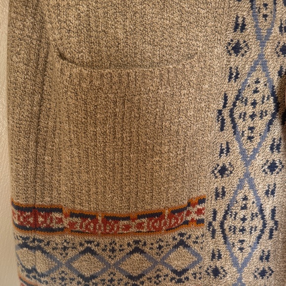 Lucky Brand patterned knitted oversize sweater - Picture 3 of 4